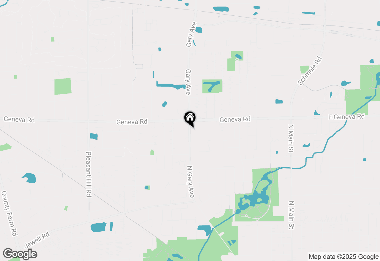 Map of 0N419 Gary Avenue, Wheaton, IL 60187