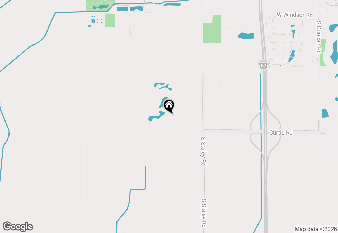 Map of 3315 Palmer Drive, Champaign, IL 61822