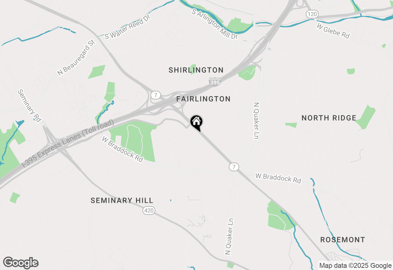 Map of 3818 King Street, Alexandria, VA 22302