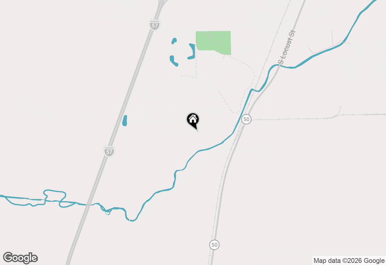 Map of 1347 Rainbow Circle, Manteno, IL 60950