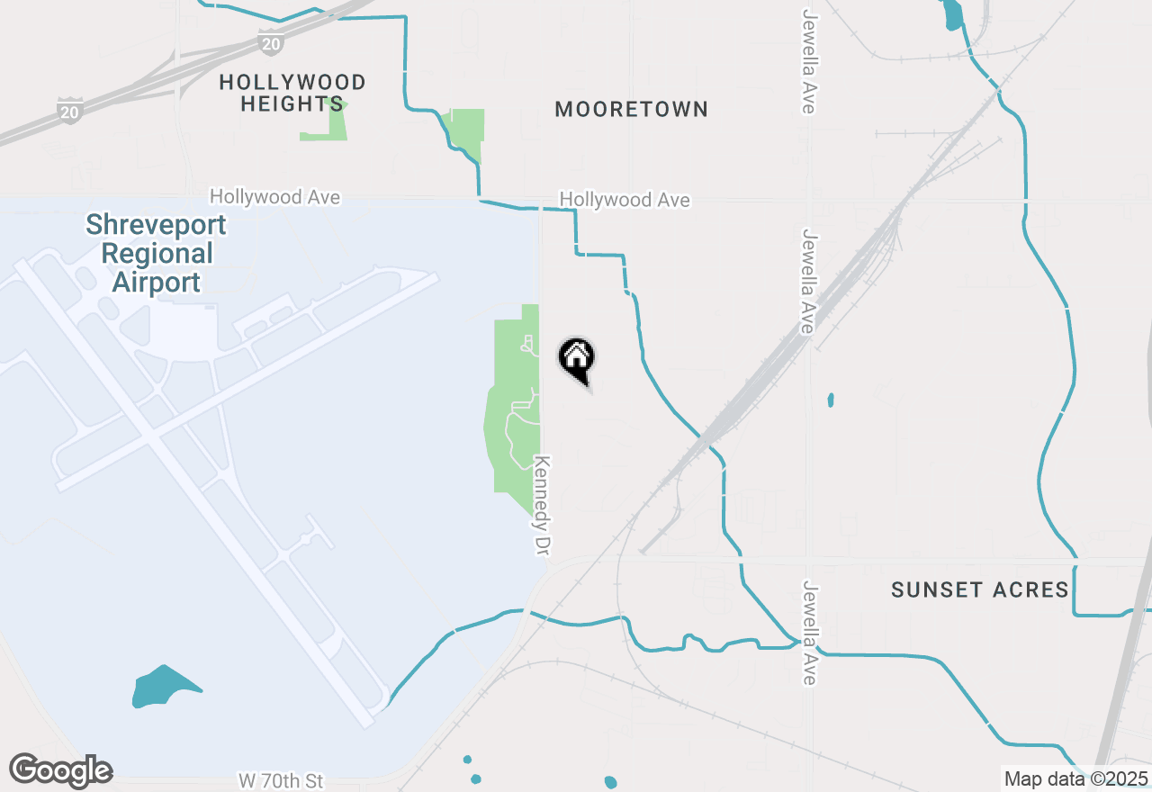 Map of 4210 Via Street, Shreveport, LA 71109