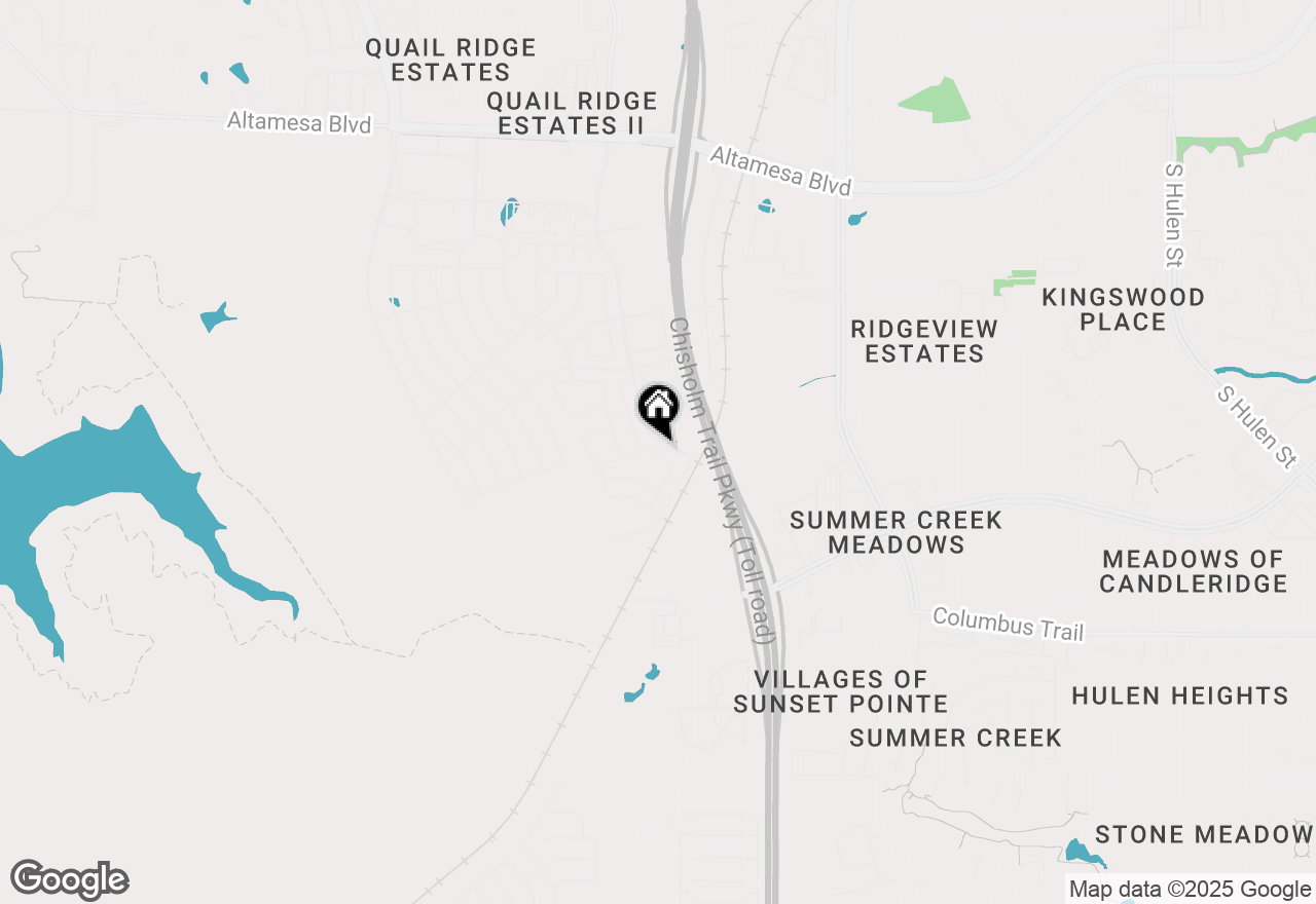 Map of 5924 Carmona Trail, Fort Worth, TX 76123