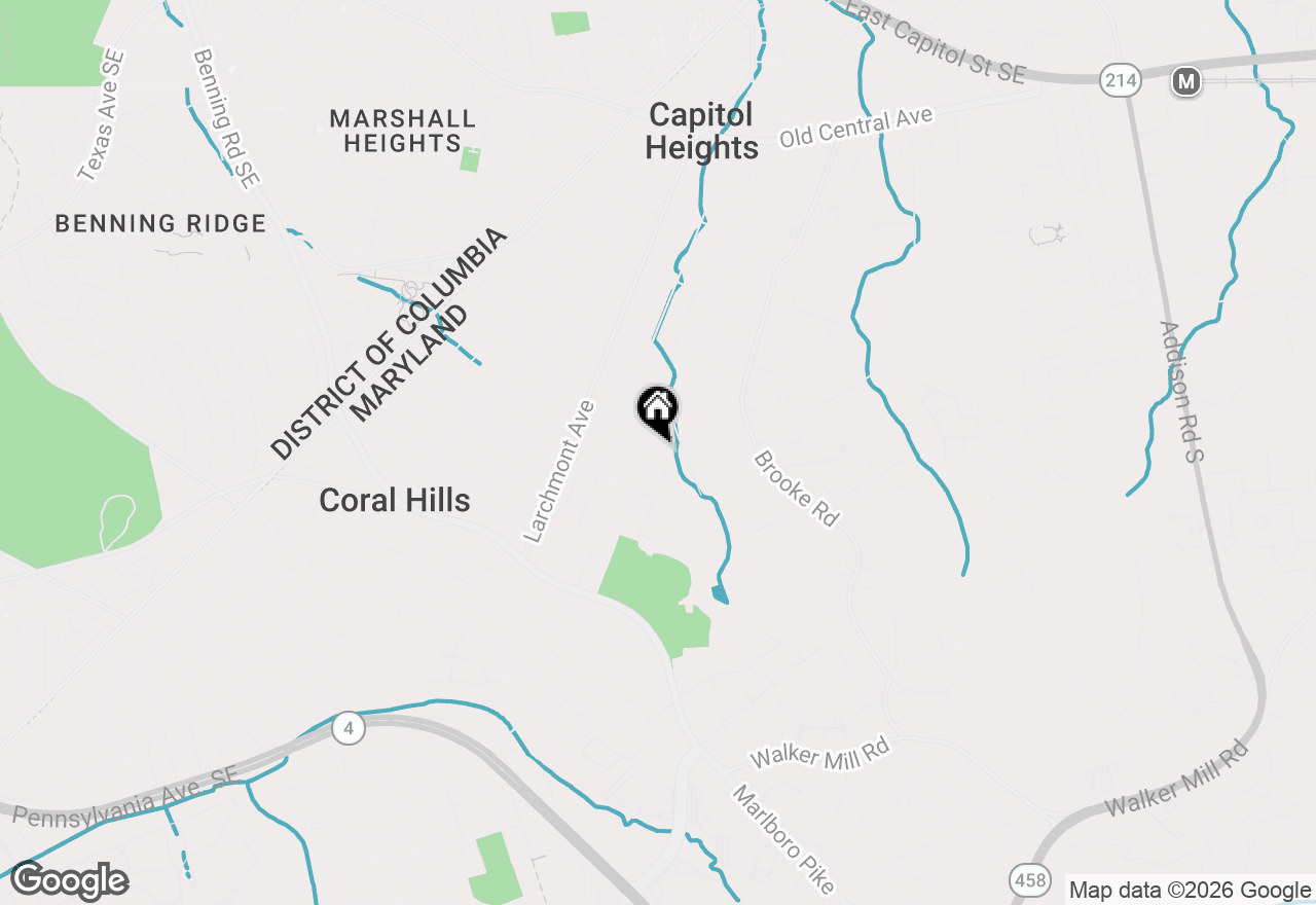 Map of 1012 Capitol Heights Boulevard, Capitol Heights, MD 20743