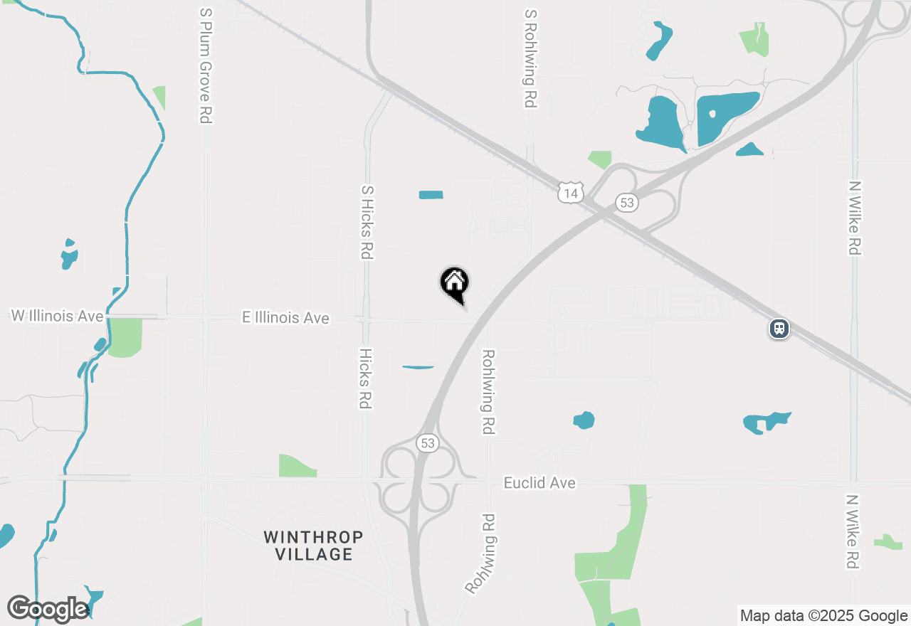 Map of 3750 Industrial Avenue #E, Rolling Meadows, IL 60008
