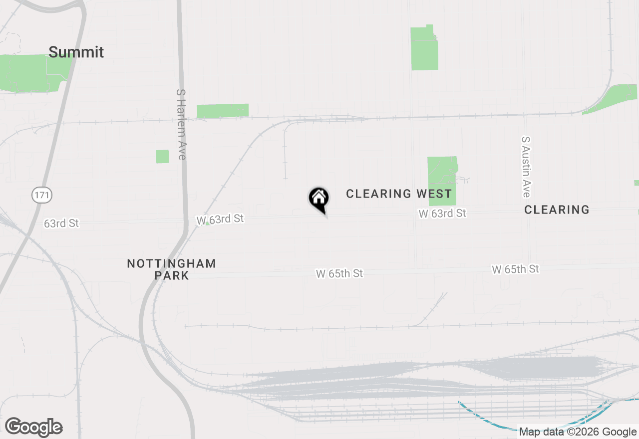 Map of 6721 W 63rd Street, Chicago, IL 60638