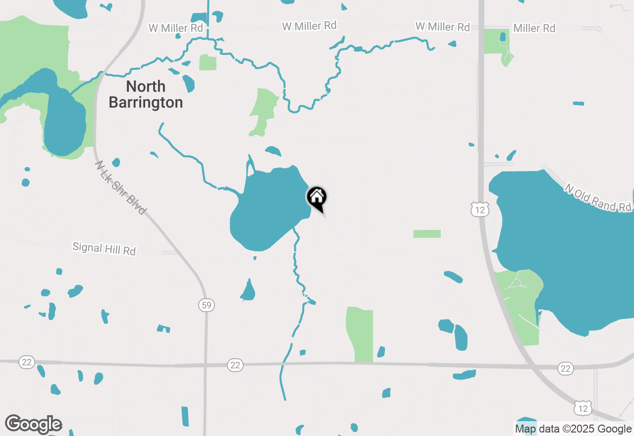 Map of 444 Signal Hill Road, North Barrington, IL 60010
