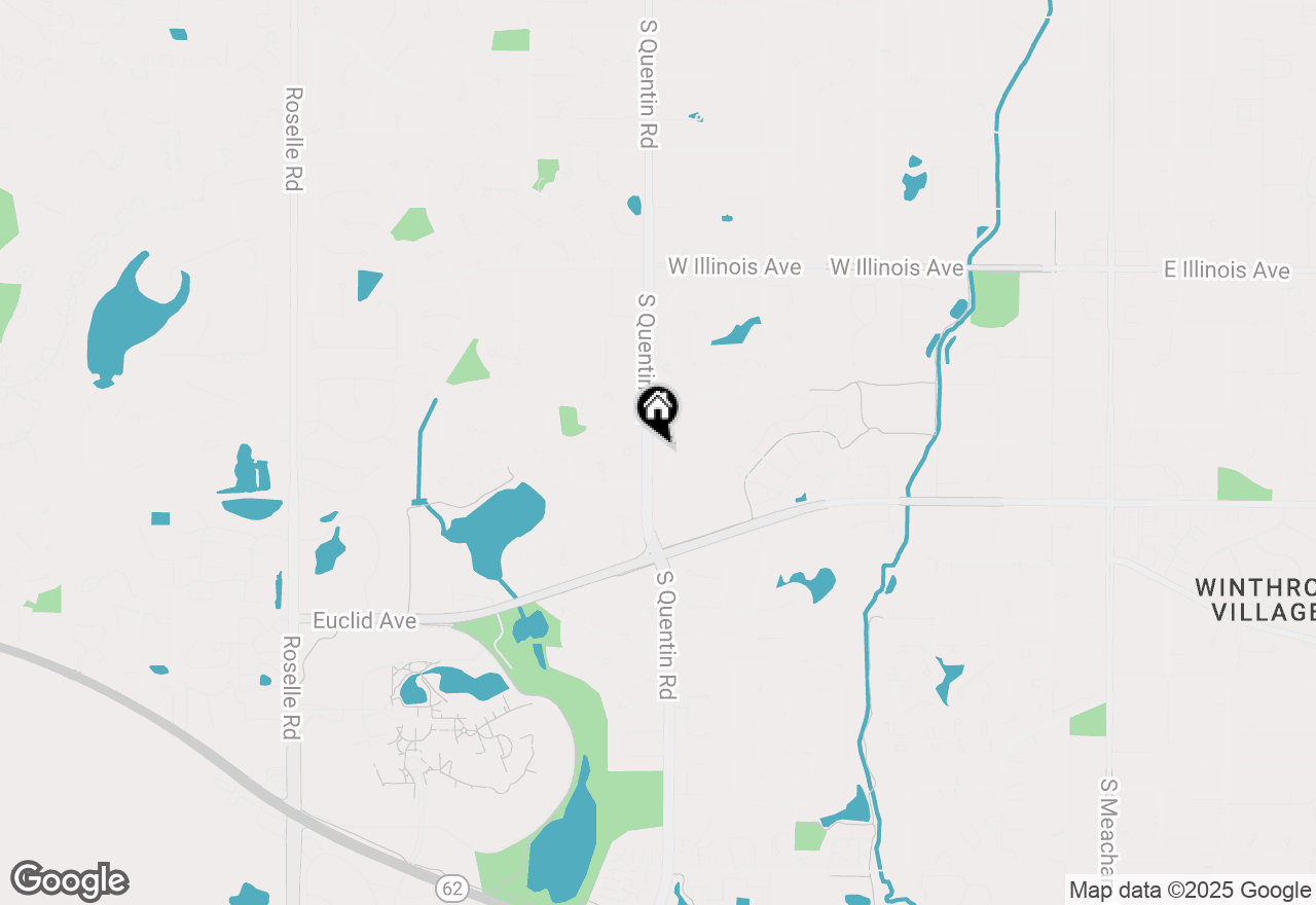 Map of 1110 S Plum Tree Lane, Palatine, IL 60067