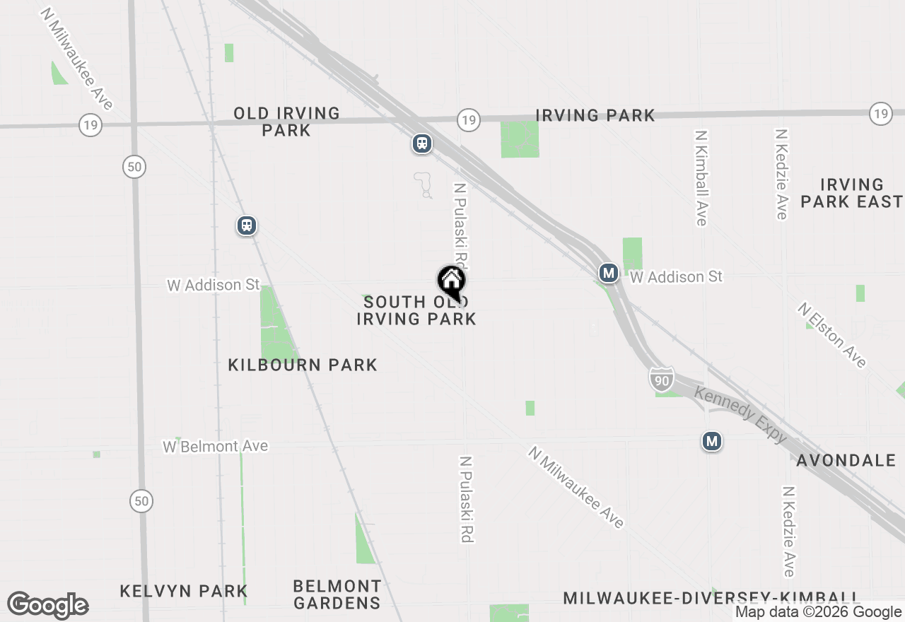 Map of 4014 W Cornelia Avenue, Chicago, IL 60641