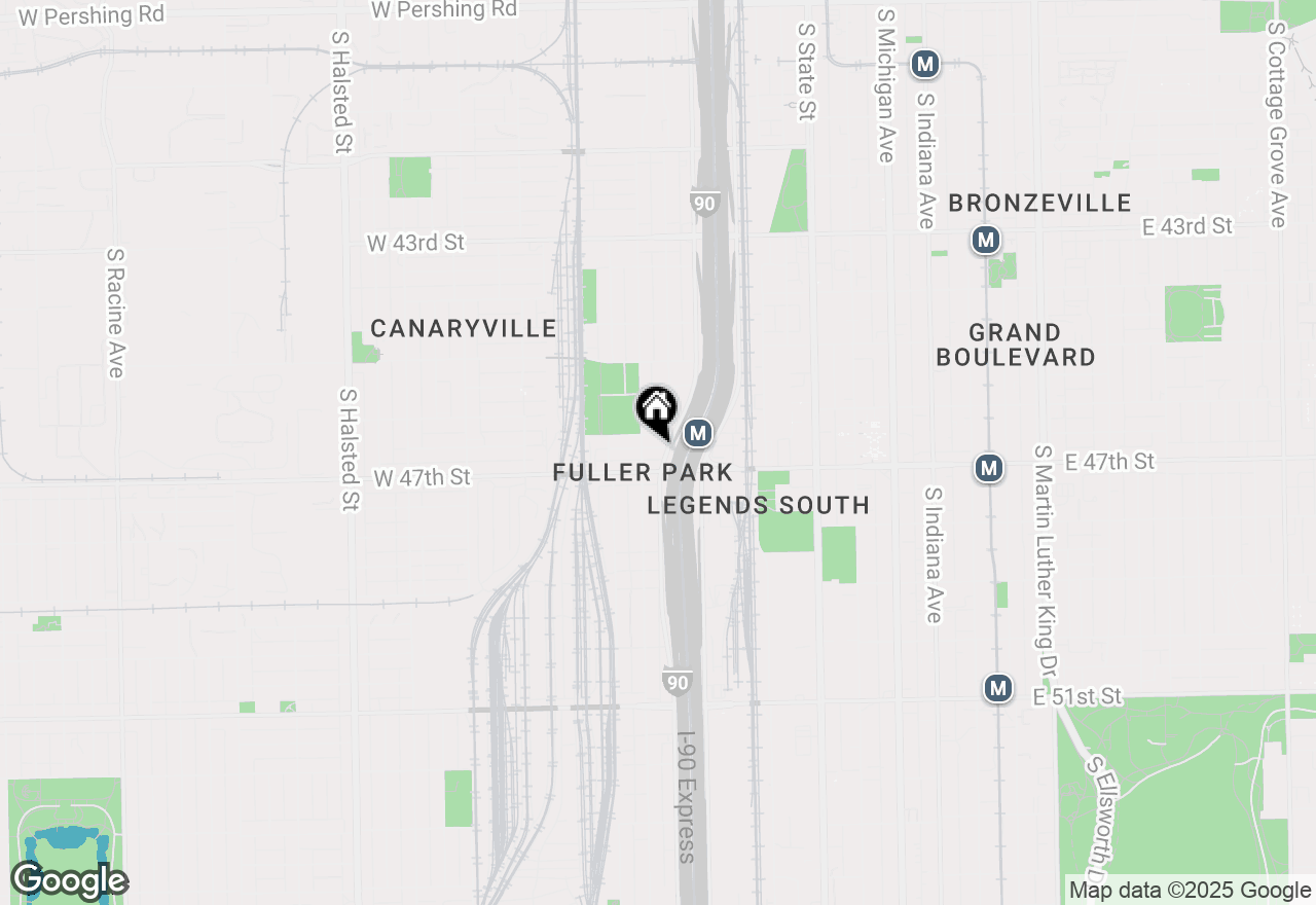 Map of 243 W Swann Street, Chicago, IL 60609