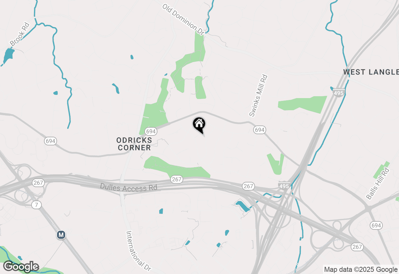 Map of 8021 Agin Court, Mclean, VA 22102