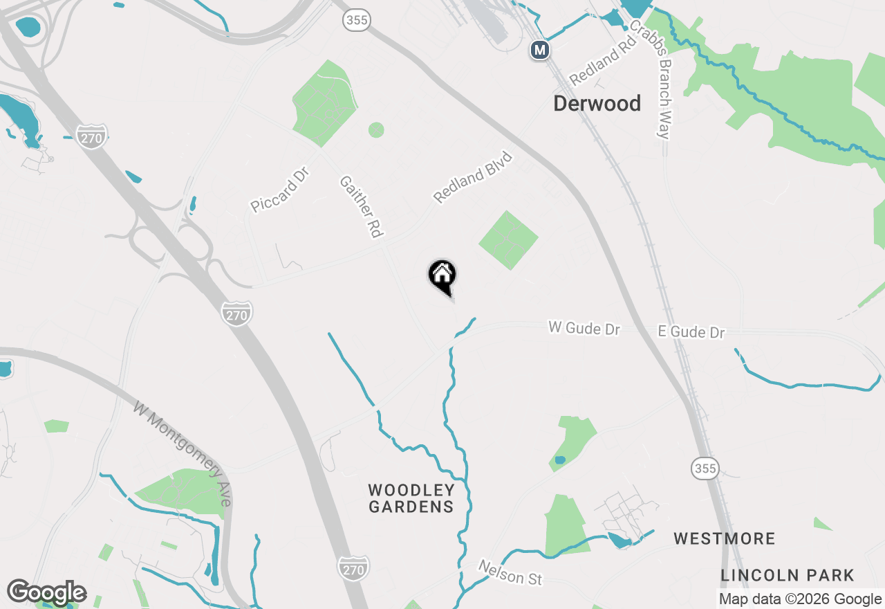 Map of 311 Watkins Circle, Rockville, MD 20850