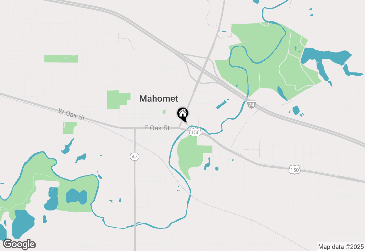 Map of 1908 Littlefield Lane, Mahomet, IL 61853