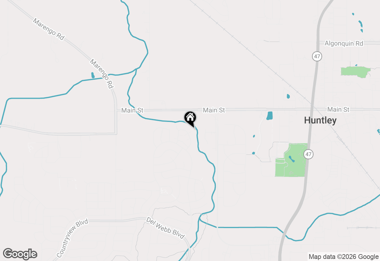 Map of 11268 Bellflower Lane, Huntley, IL 60142