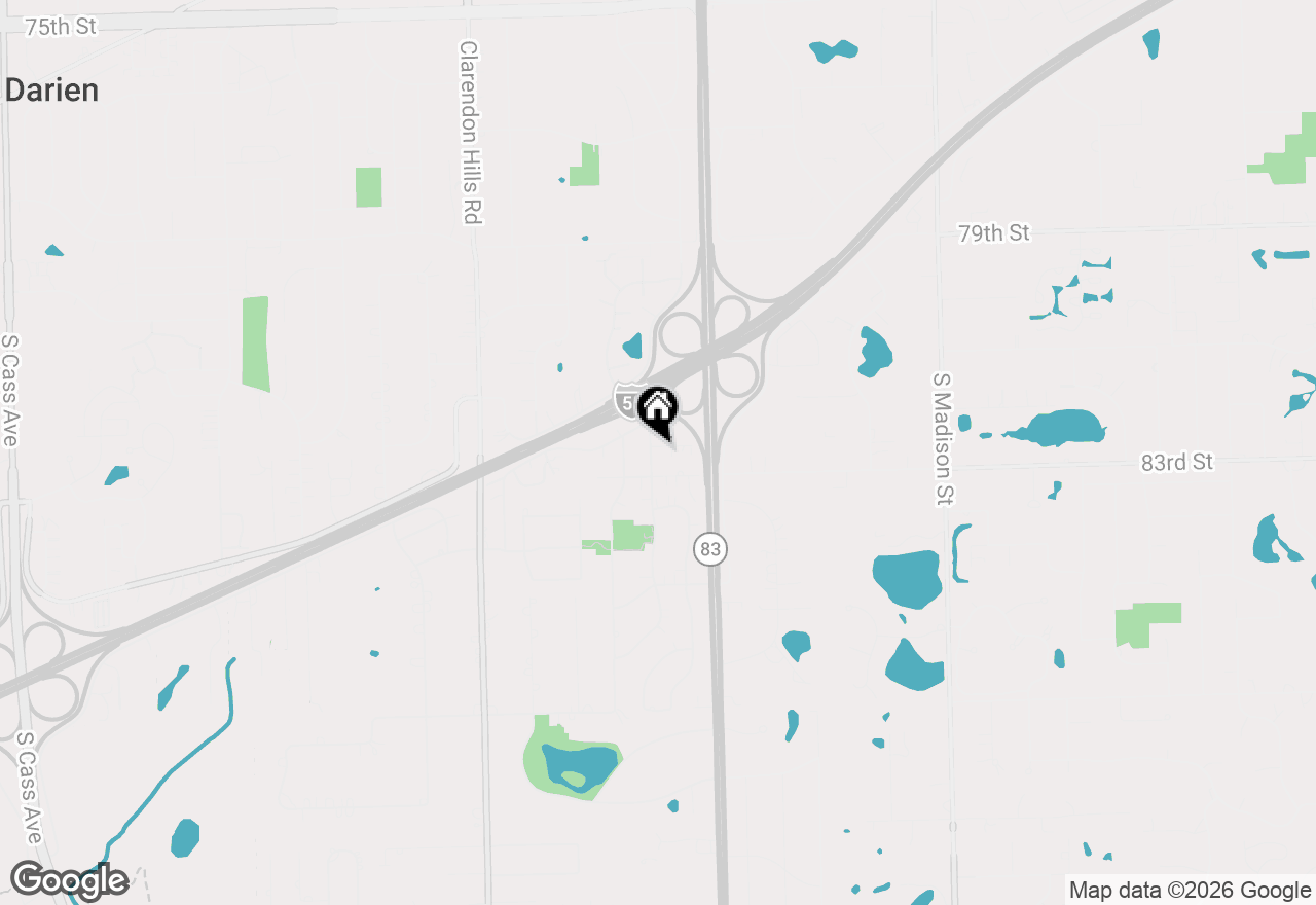 Map of 117 Sunrise Avenue, Willowbrook, IL 60527