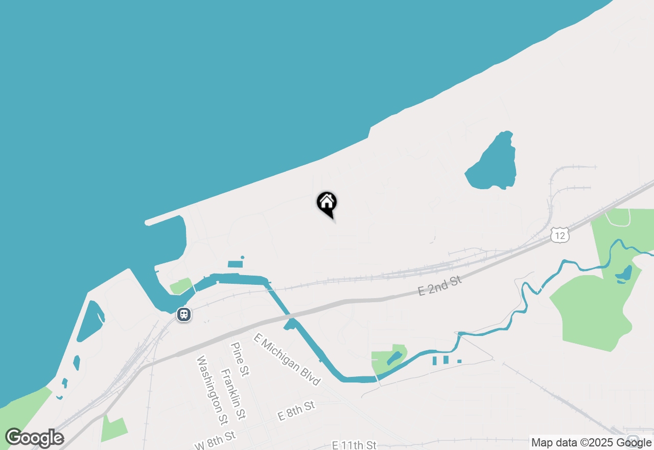 Map of 118 Krueger Avenue, Michigan City, IN 46360