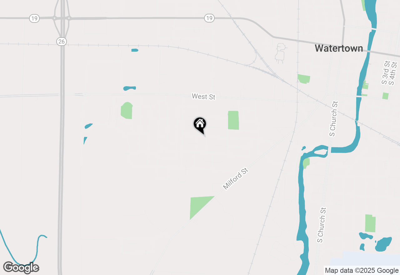 Map of 701 Maple Crest Ln, Watertown, WI 53094