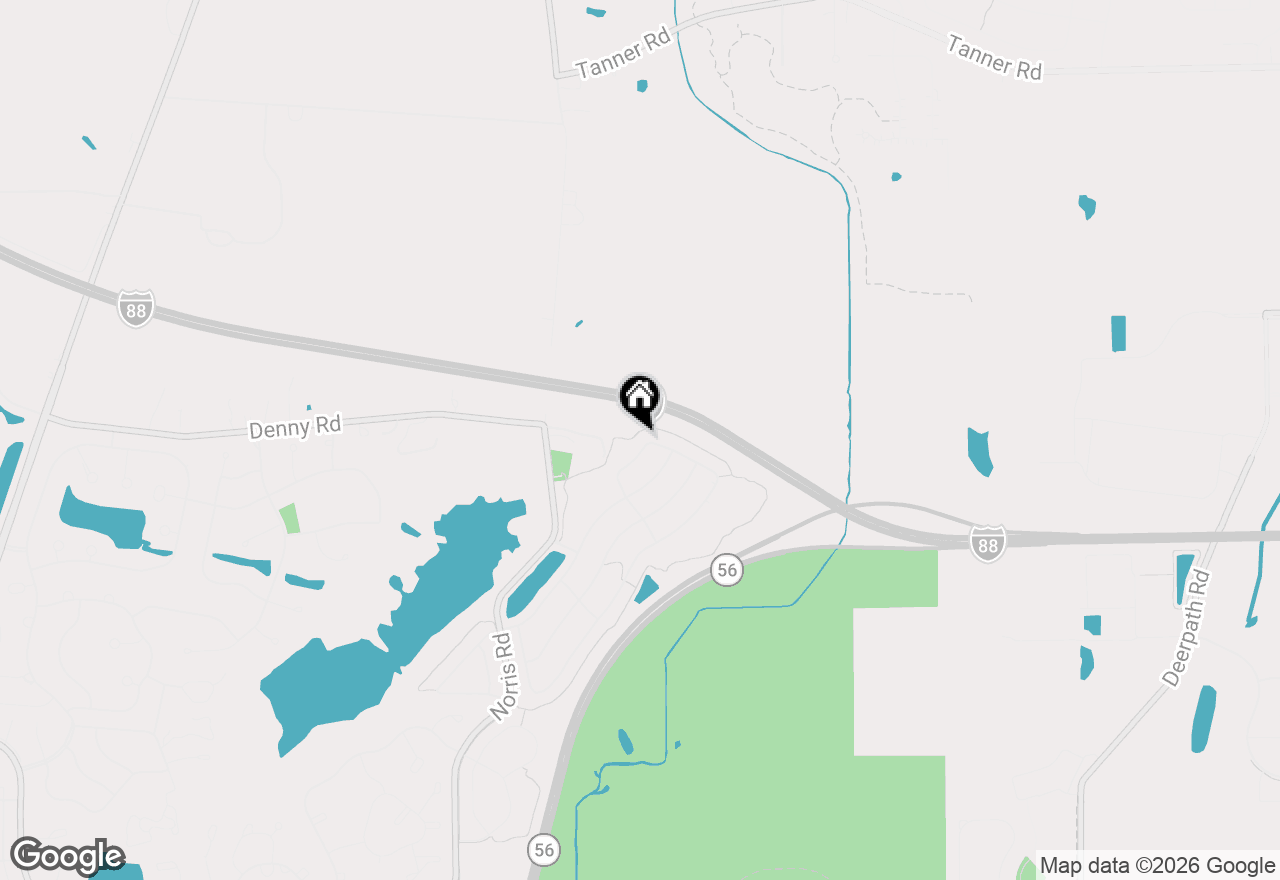 Map of 1344 Slater Street, Sugar Grove, IL 60554