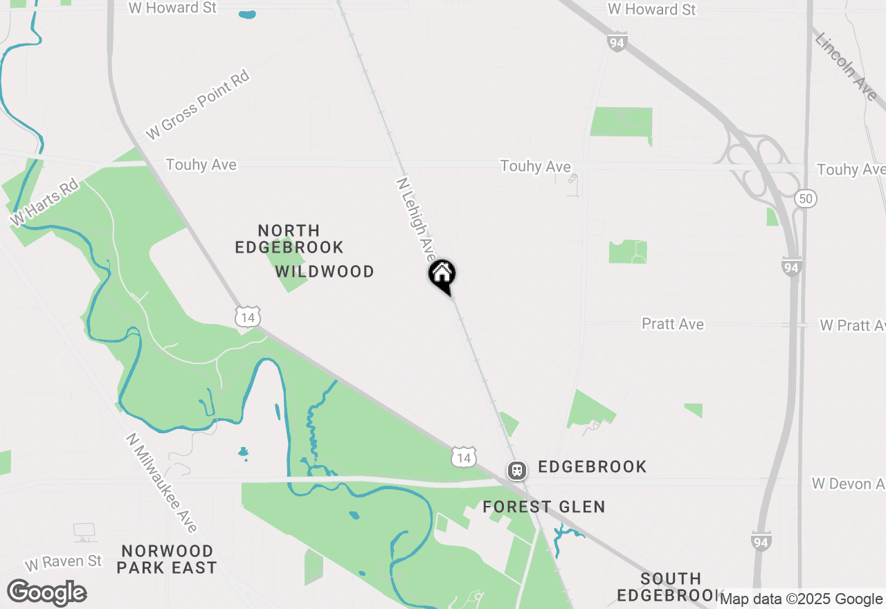 Map of 6872 N Loron Avenue, Chicago, IL 60646