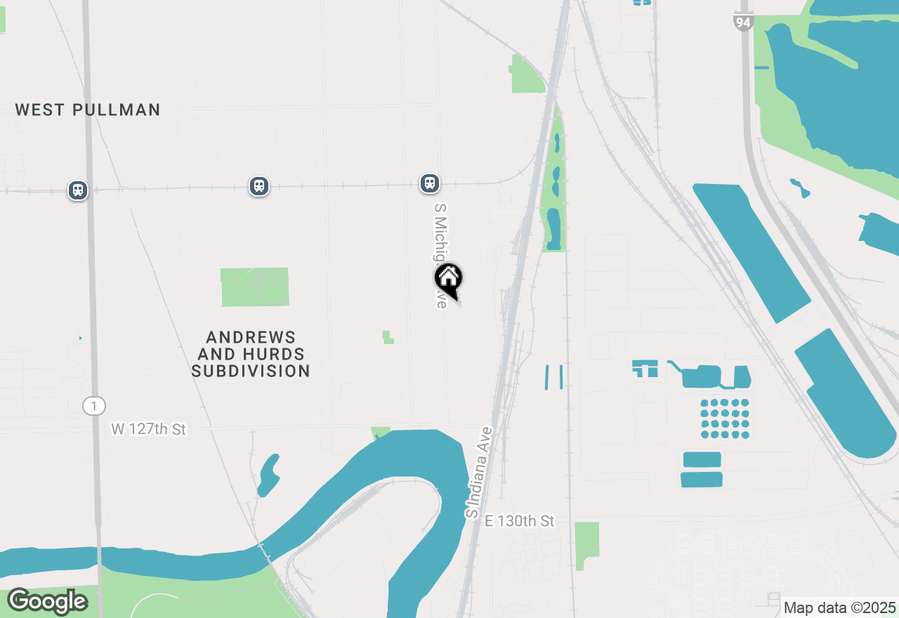 Map of 105 E 124th Street, Chicago, IL 60628