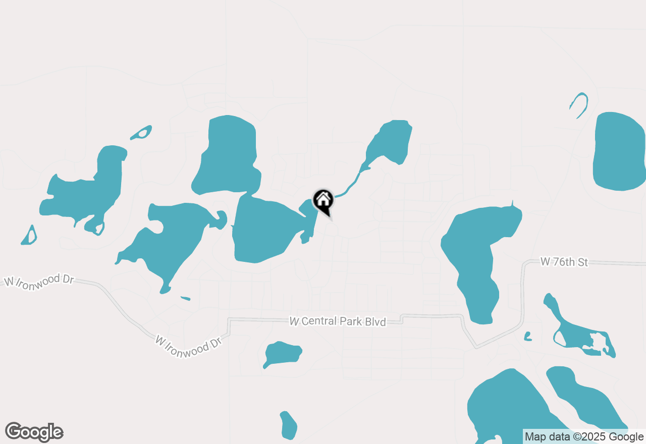 Map of 9347 S Rainbow Lake Drive, Baldwin, MI 49304