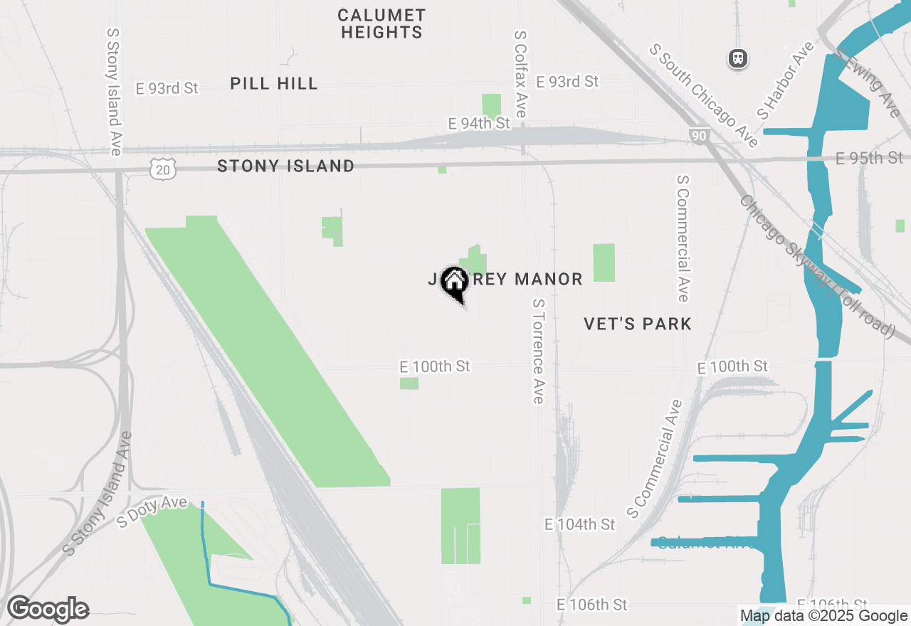 Map of 9840 S Yates Boulevard, Chicago, IL 60617