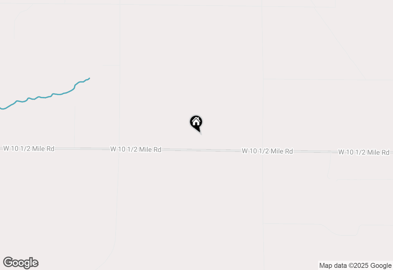 Map of 2404 W 10 1/2 Mile Road, Irons, MI 49644