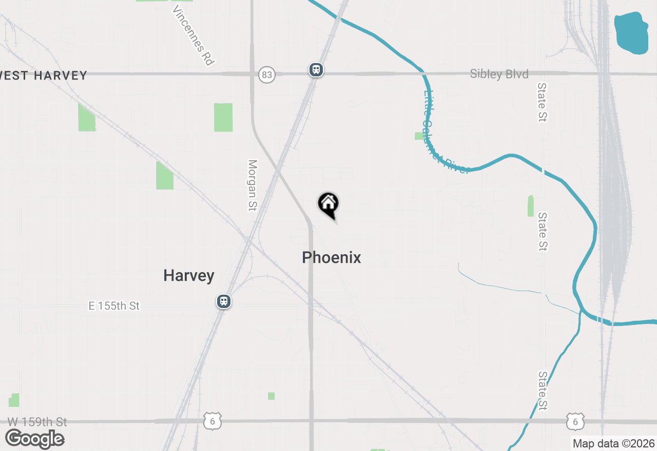 Map of (Address confidential), Phoenix, Illinois 60426