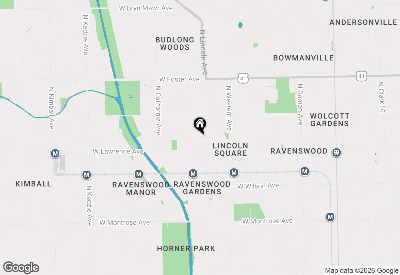 Map of (Address confidential), Chicago, Illinois 60625