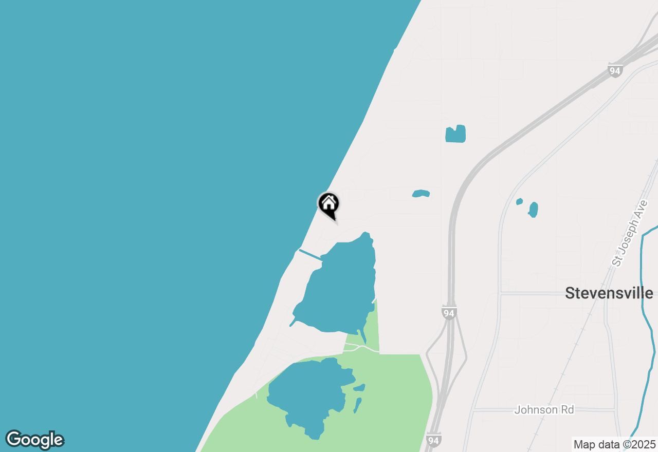 Map of 5489 Sunset Path, Stevensville, MI 49127
