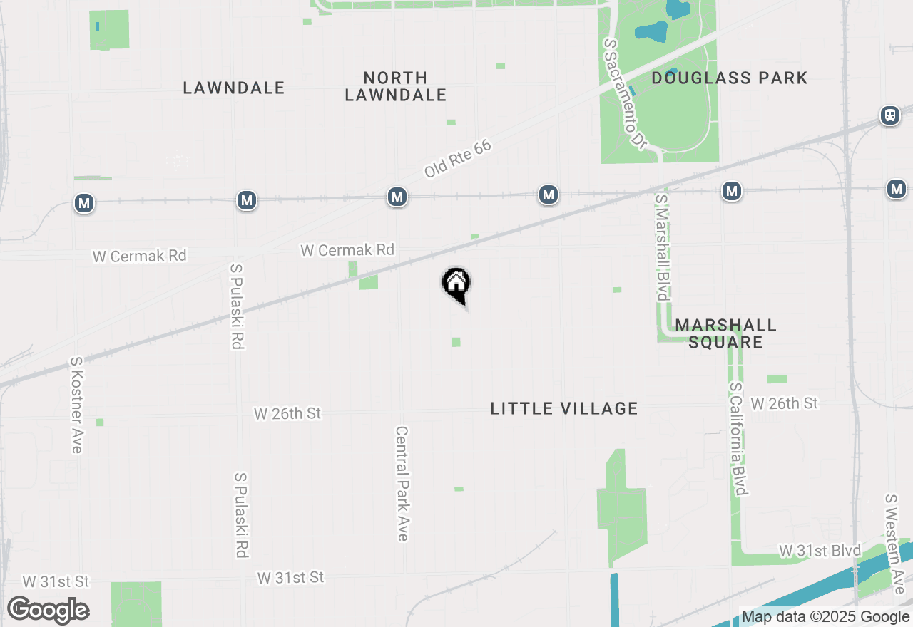 Map of 2334 S Trumbull Avenue, Chicago, IL 60623