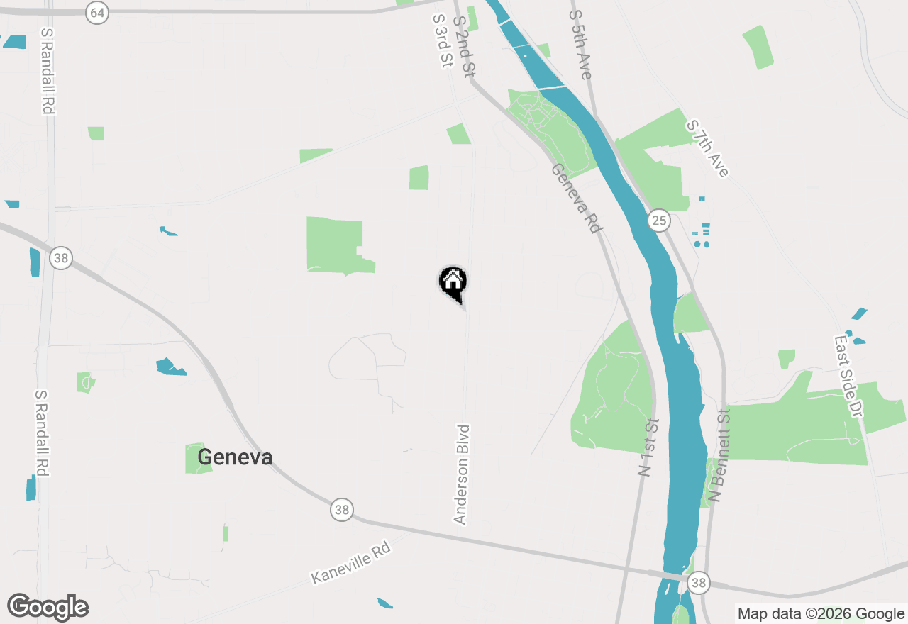 Map of 1414 S 4th Street, St. Charles, IL 60174