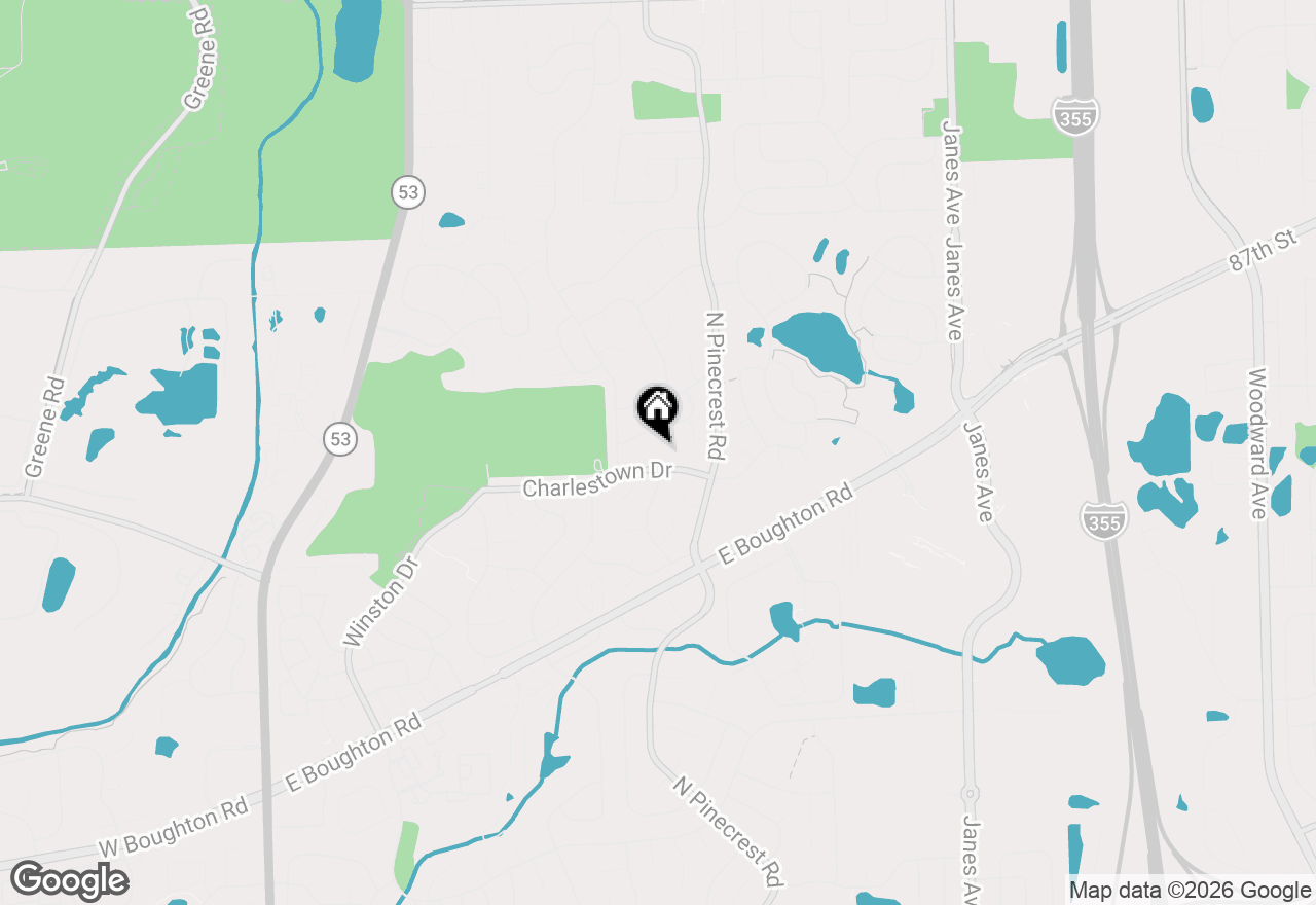 Map of 3 Revere Court, Bolingbrook, IL 60440