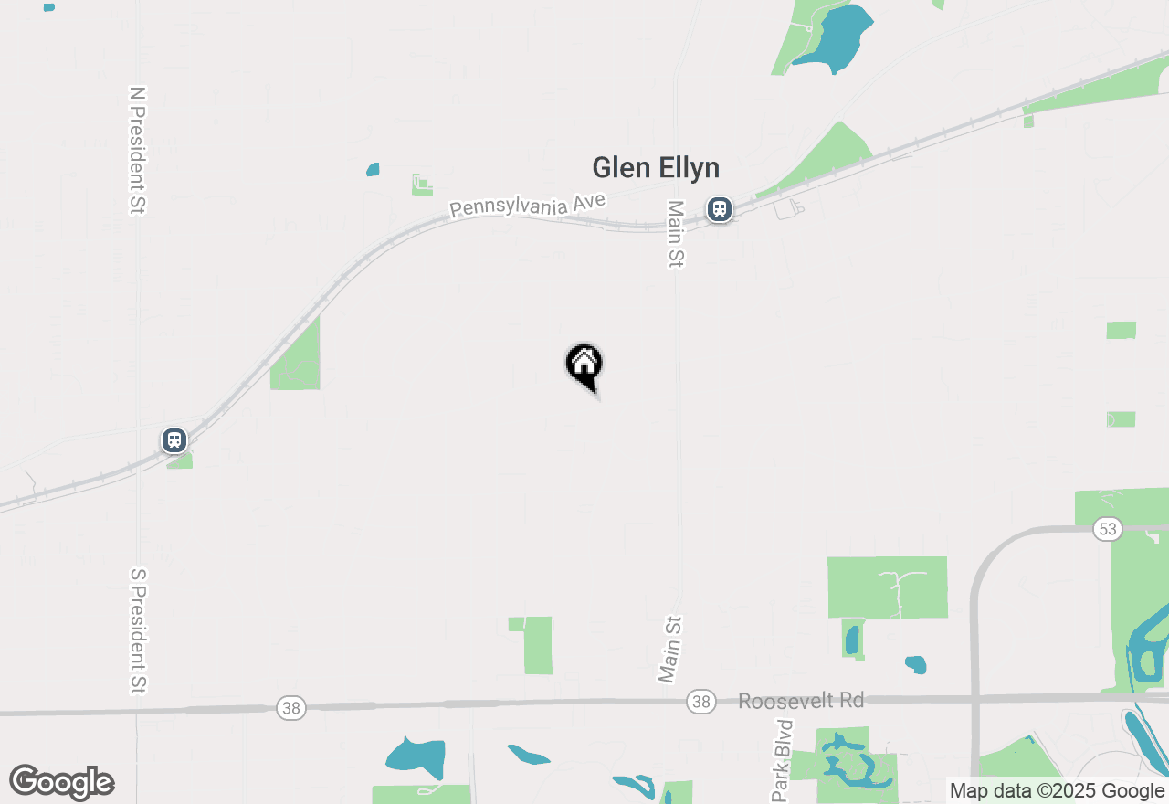 Map of 430 Turner Avenue, Glen Ellyn, IL 60137