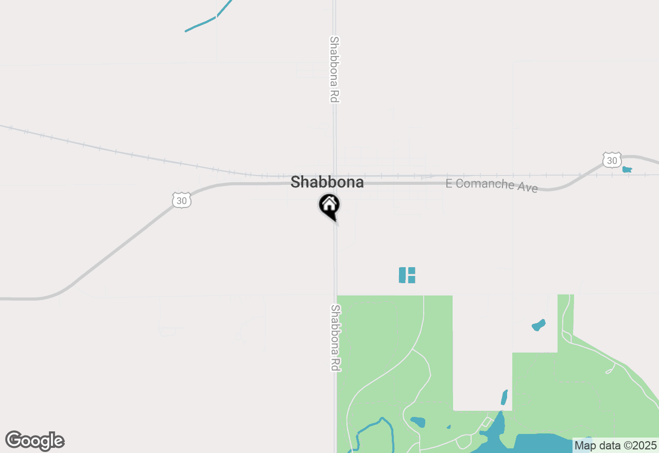 Map of 305 S Shabbona Road, Shabbona, IL 60550
