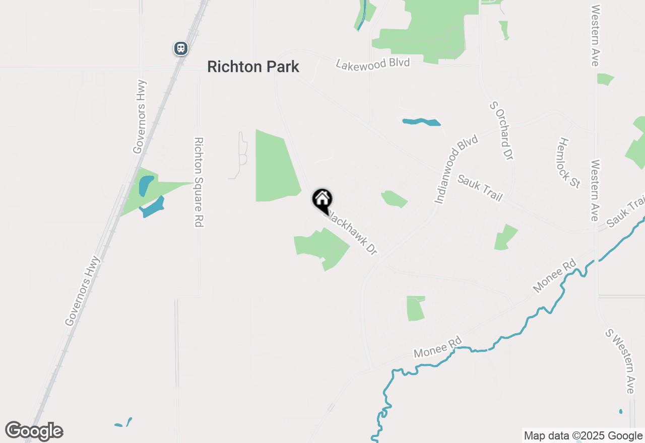 Map of 256 Sangamon Street, Park Forest, IL 60466