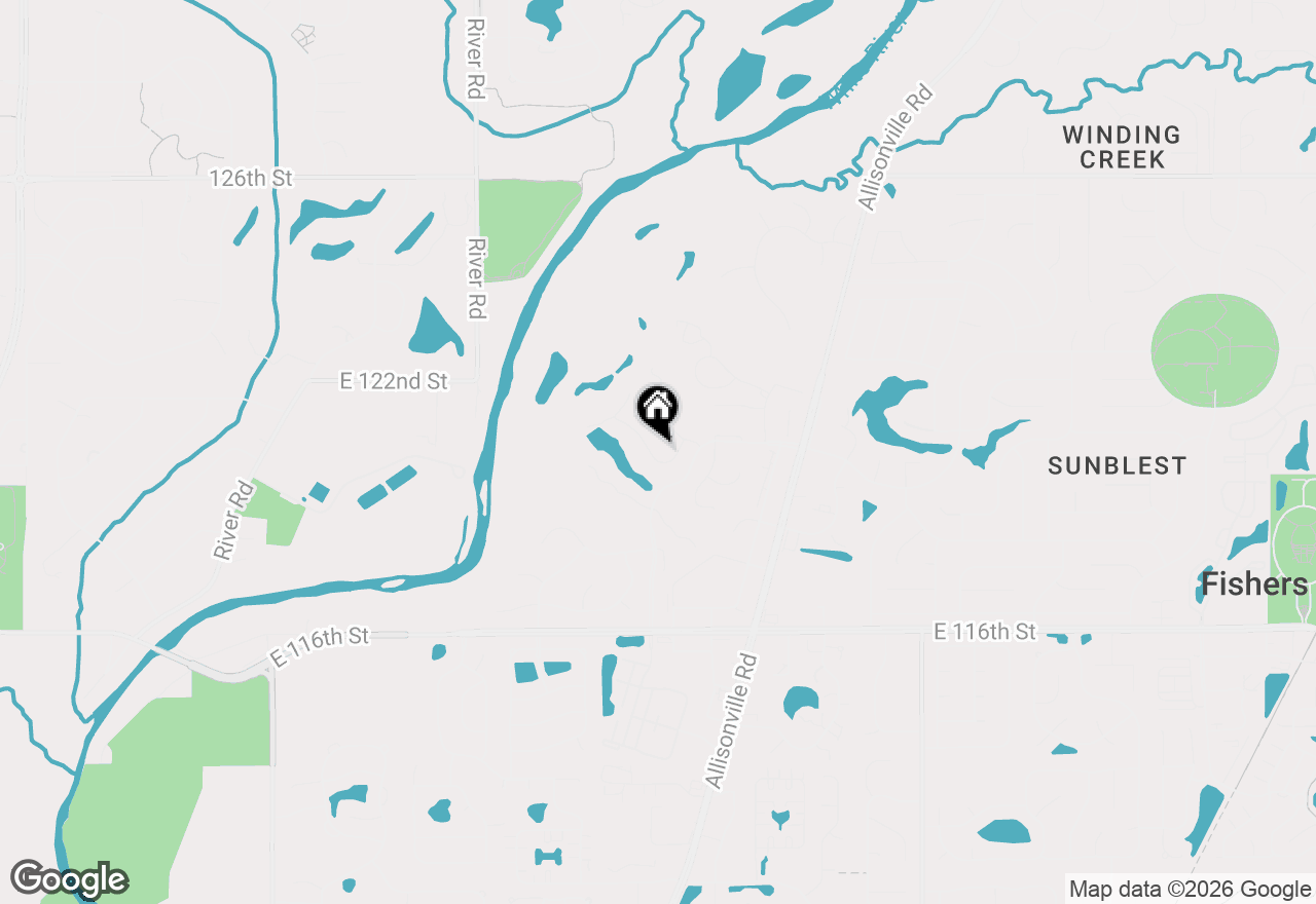 Map of 7160 Koldyke Drive, Fishers, IN 46038
