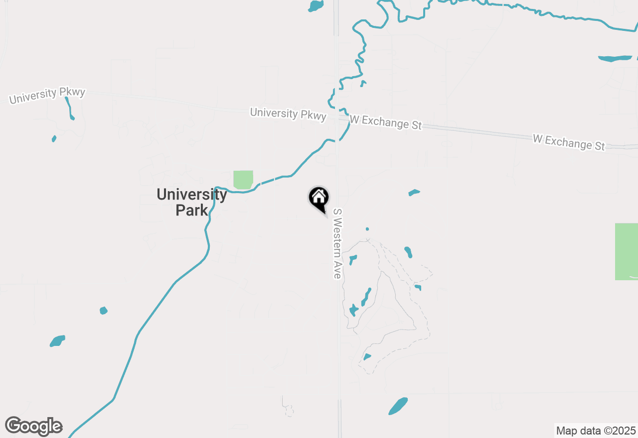 Map of 524 Landau Road, University Park, IL 60484