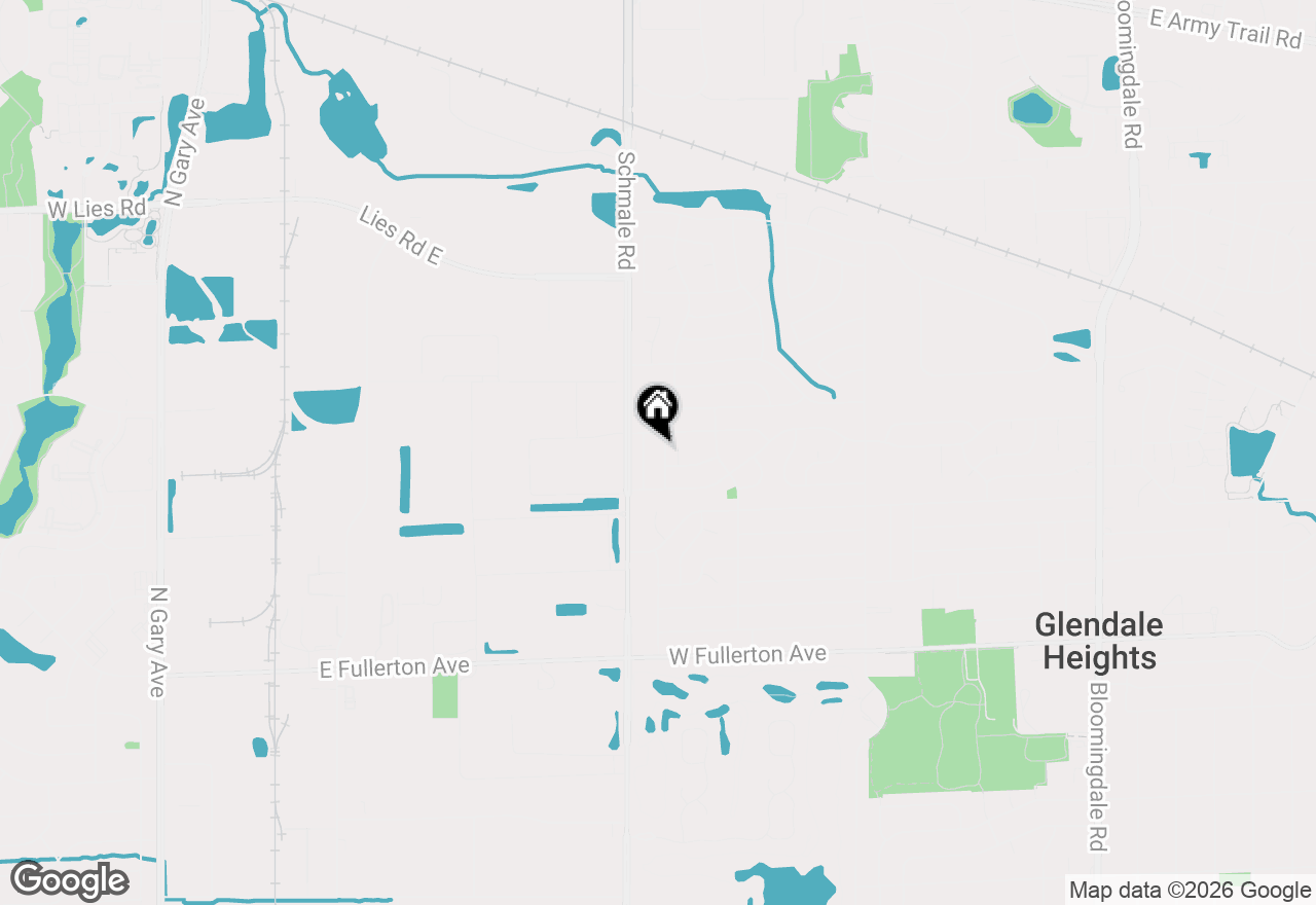 Map of 1774 English Drive, Glendale Heights, IL 60139