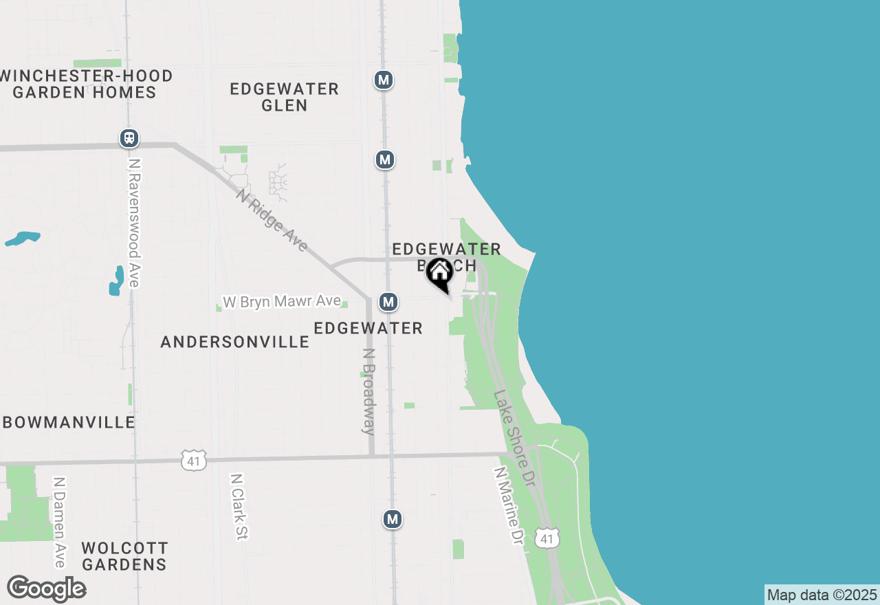 Map of 5556 N Sheridan Road #306, Chicago, IL 60640