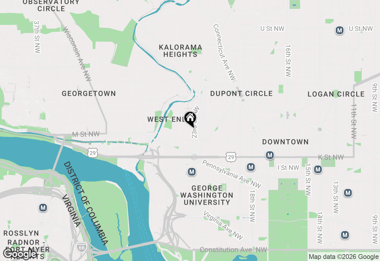 Map of 2311 M Street Nw #706, Washington, DC 20037
