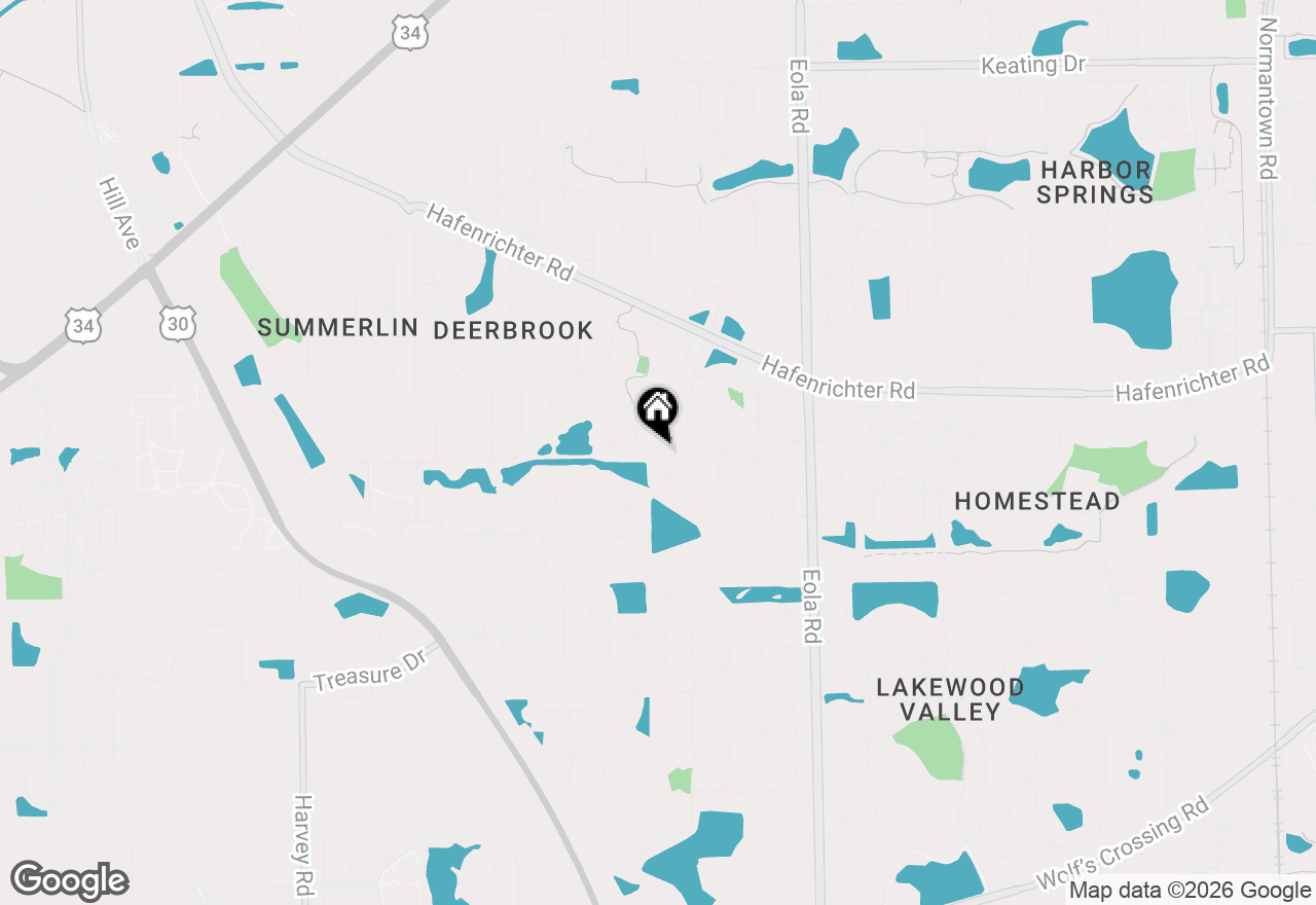 Map of 3192 Peyton Circle, Aurora, IL 60503
