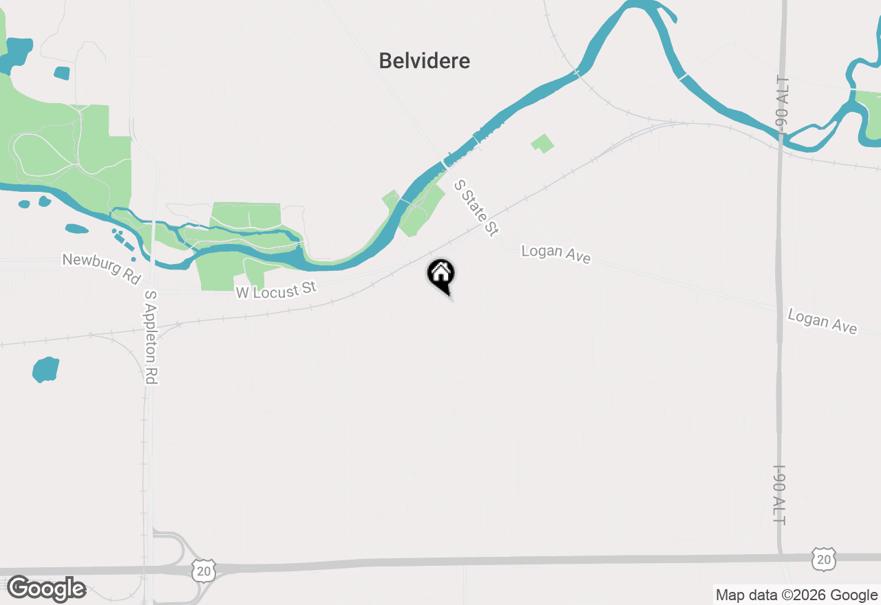 Map of 810 Union Avenue, Belvidere, IL 61008