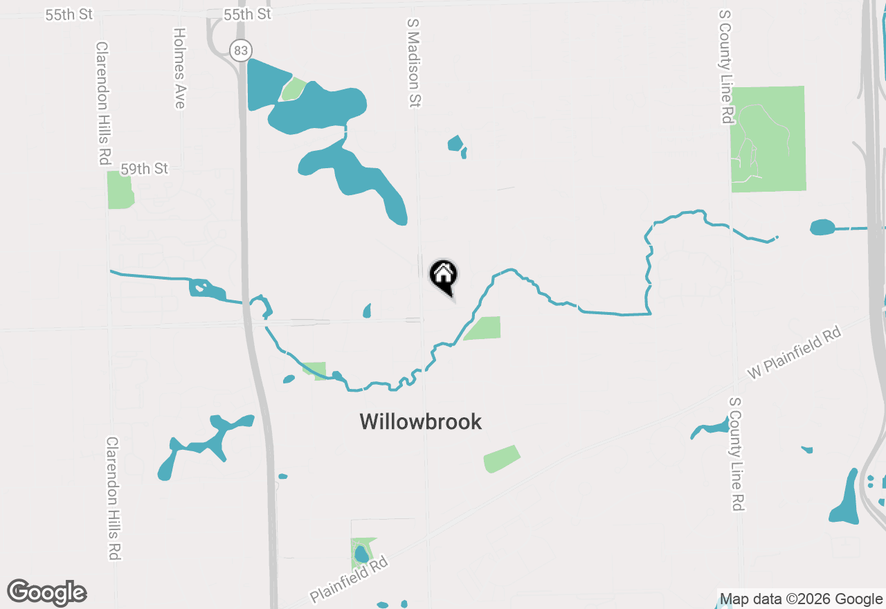 Map of 5 Norris Drive, Burr Ridge, IL 60527