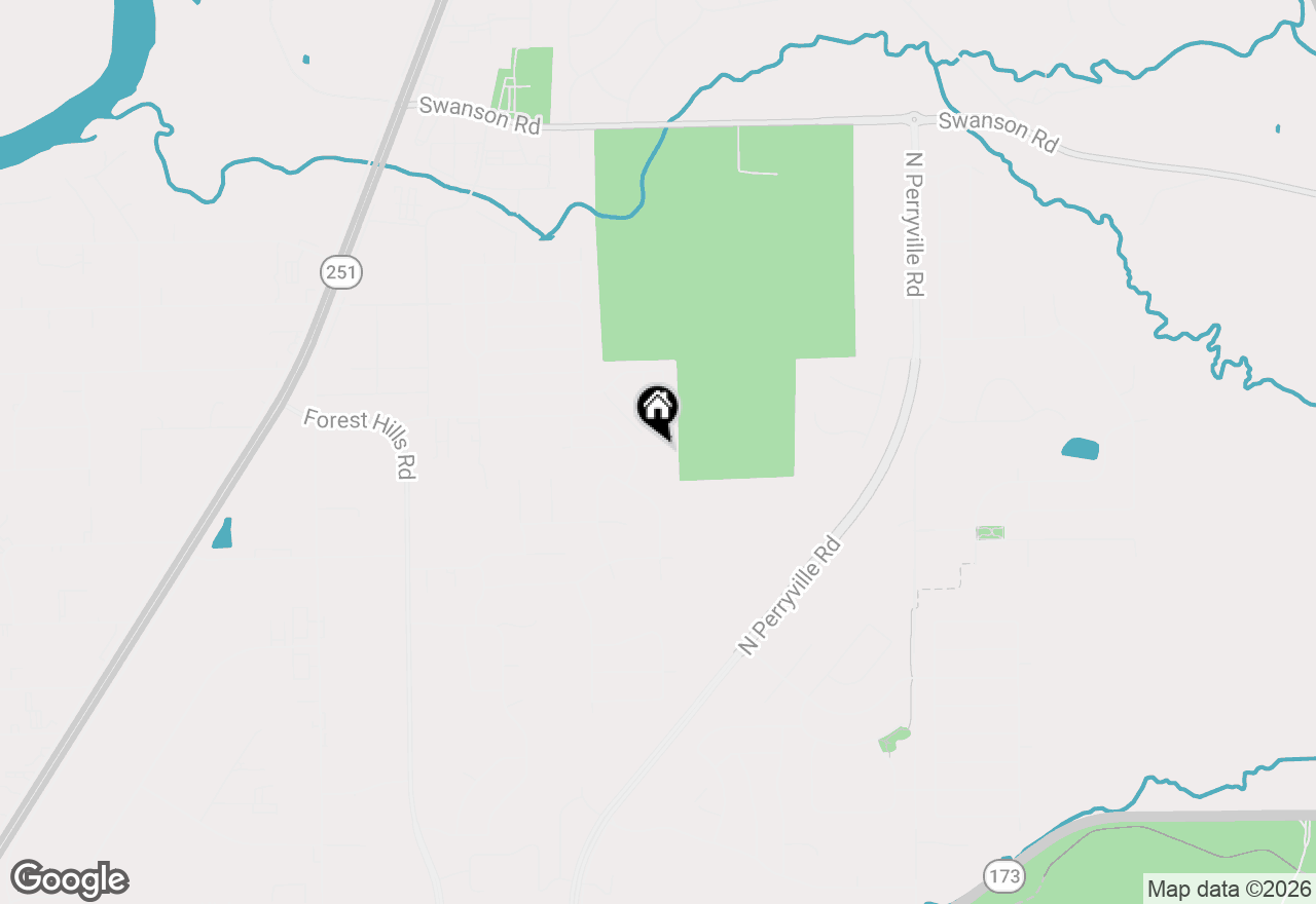 Map of 5737 Butternut Drive, Machesney Park, IL 61115