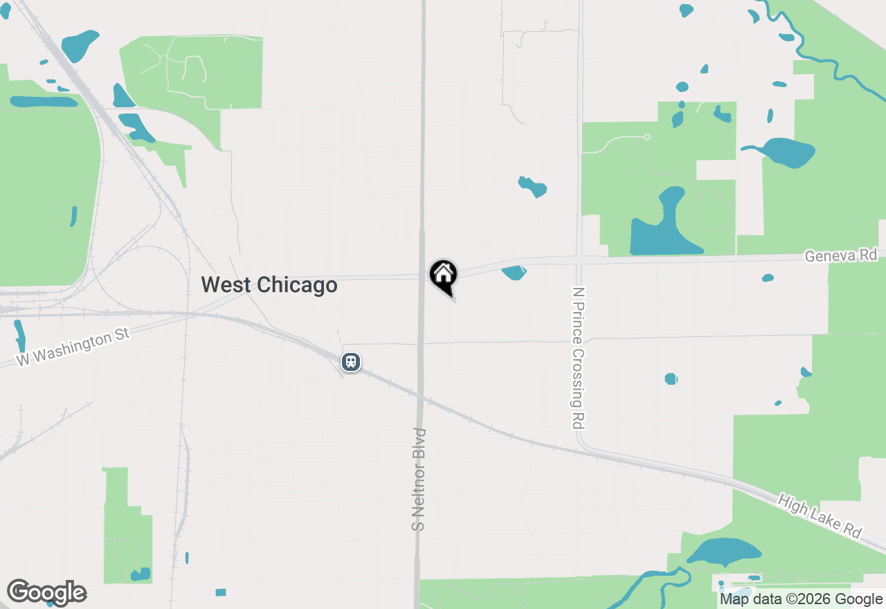 Map of 144 Easton Avenue, West Chicago, IL 60185