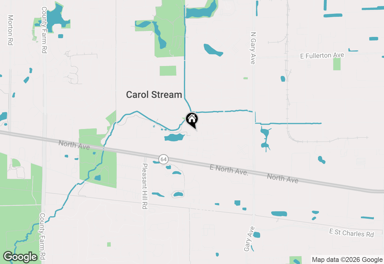 Map of 259 Bennett Drive, Carol Stream, IL 60188