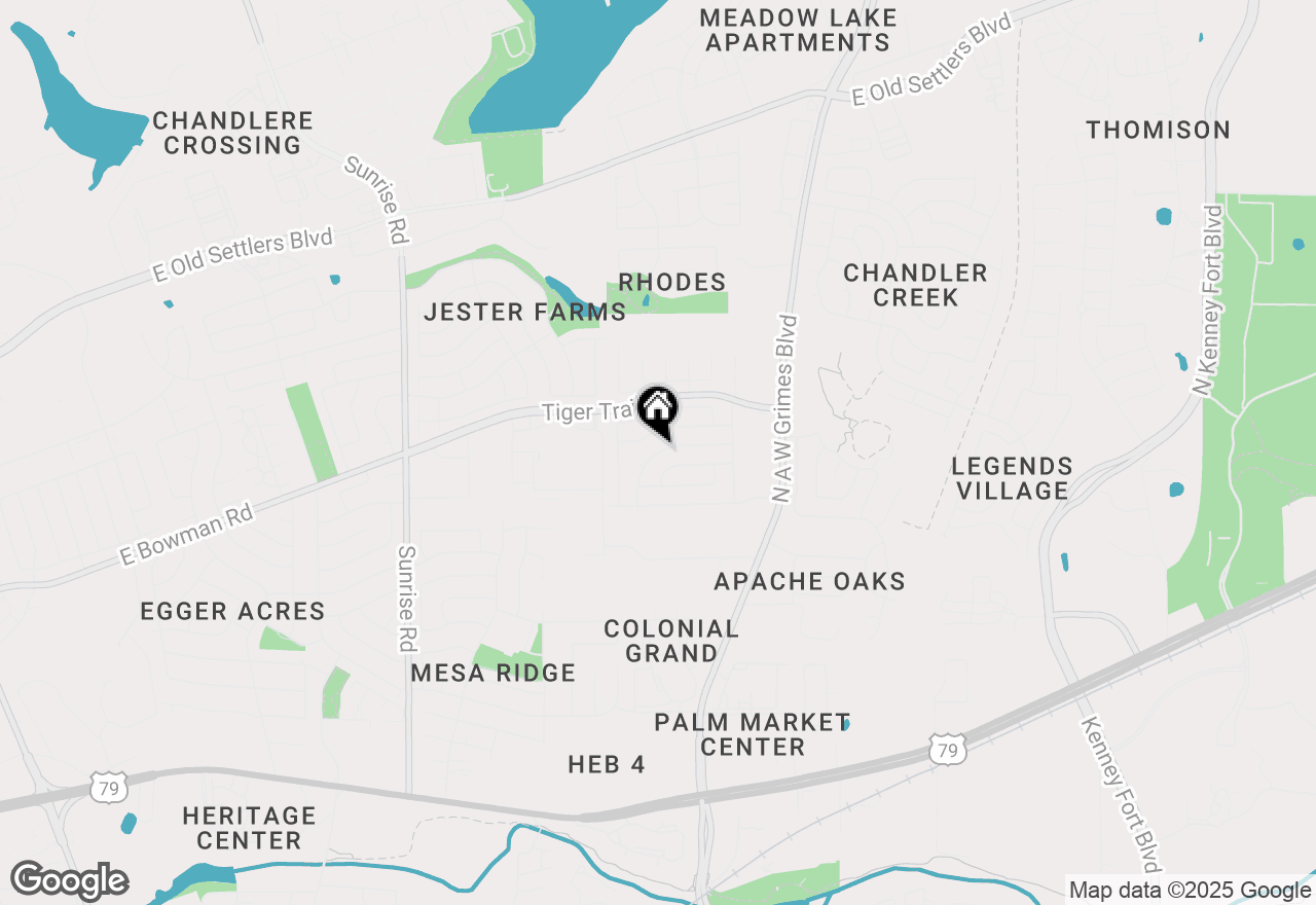 Map of 1618 Prairie Star Ln, Round Rock, TX 78664