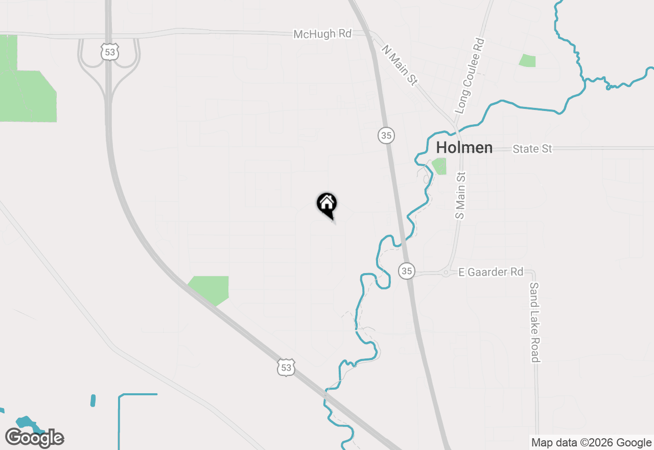 Map of 733 Crockett Dr, Holmen, WI 54636