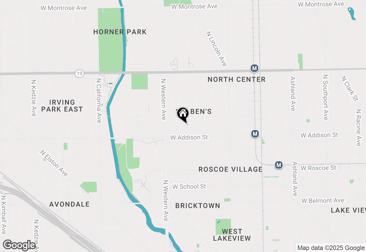 Map of 3643 N Oakley Avenue, Chicago, IL 60618
