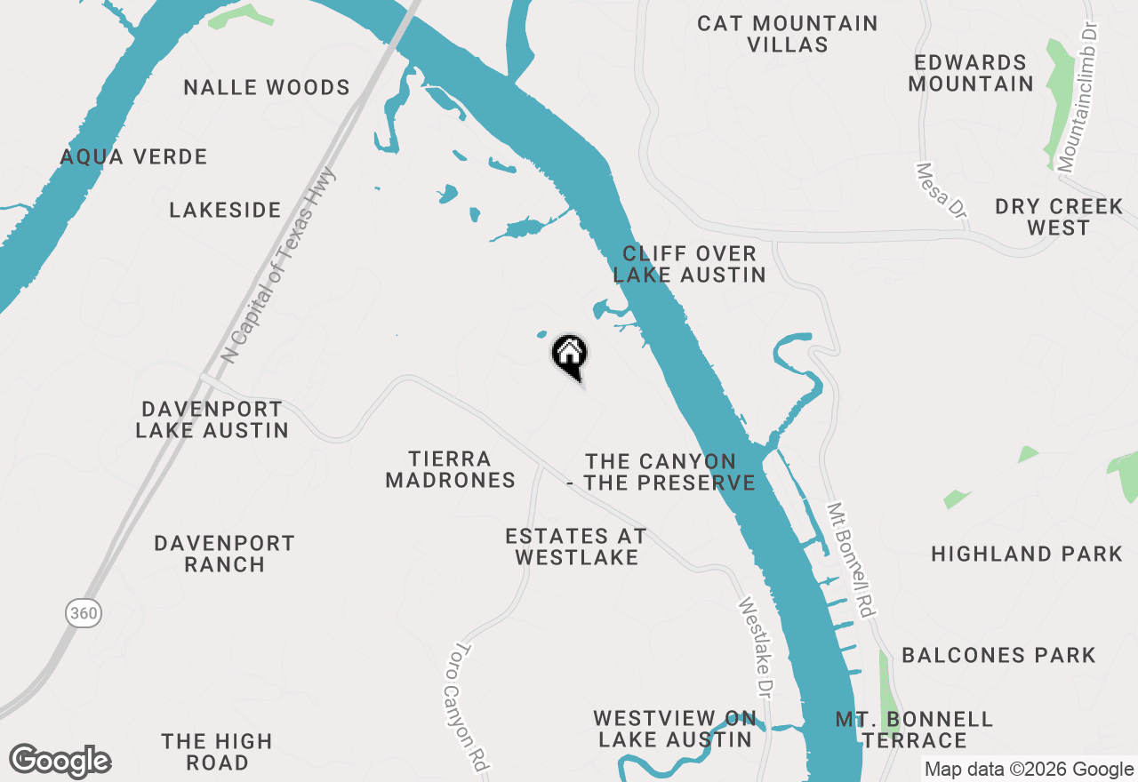 Map of 4201 Green Cliffs Rd, Austin, TX 78746